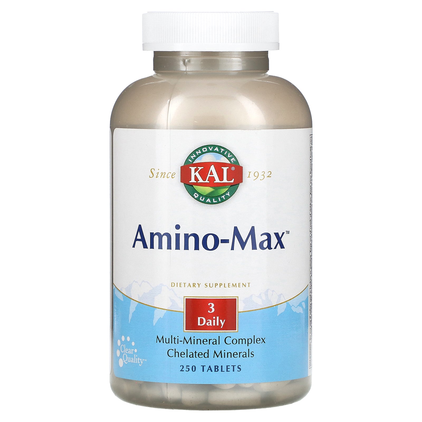 Kal, Amino-Max, 250 Tablets UPC 021245746287 | HiLife Vitamins